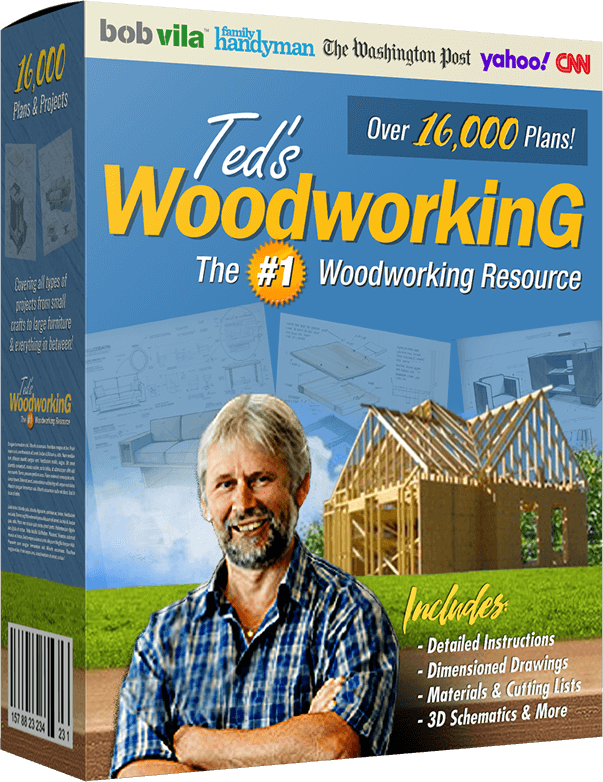 Ted’s Woodworking digital plan library cover